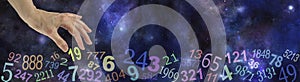 Numerology Space Website Banner photo
