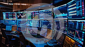 A Room Filled With Computer Screens