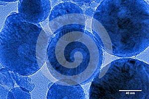 Numerous Ti nanoparticles