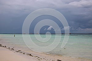 Nungwi beach of Zanzibar