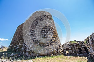 The nuraghe, ancient megalithic edifice found in Sardinia. Italy