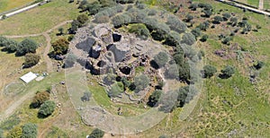 Nuraghe Arrubiù ,The Giant Red Nuragic monument with 5 towers in the municipality of Orroli