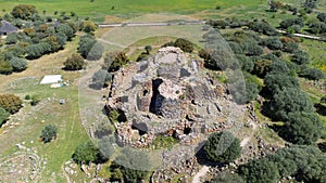 Nuraghe Arrubiù ,The Giant Red Nuragic monument with 5 towers in the municipality of Orroli