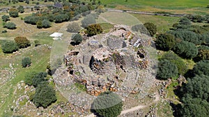 Nuraghe Arrubiù ,The Giant Red Nuragic monument with 5 towers in the municipality of Orroli