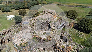 Nuraghe Arrubiù ,The Giant Red Nuragic monument with 5 towers in the municipality of Orroli