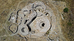 Nuraghe Piscu, Suelli, consists of a truncated cone tower photo
