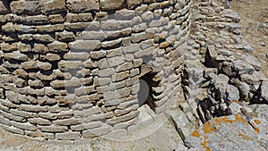Nuraghe Piscu, Suelli, consists of a truncated cone tower photo