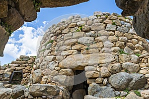 Nuraghe on sardinia island