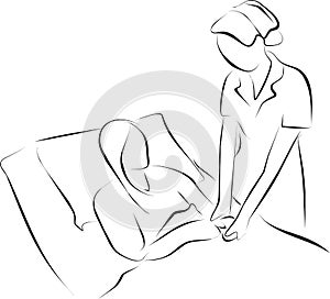 Nure take care a patient photo