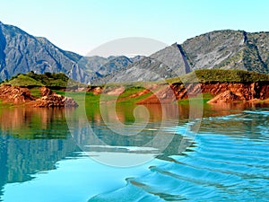 Nurek reservoir, Tadjikistan