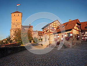 Nuremberg Castle in Germany.