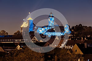 Nuremberg Castle in the night -Germany