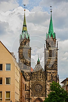 Nuremberg Cathedral, Germany. St. Lawrence church