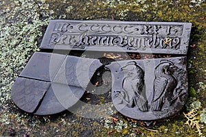 Nuremberg, Germany - August 27, 2023: Grave of German painter Albrecht Durer in Johannisfriedhof cemetery