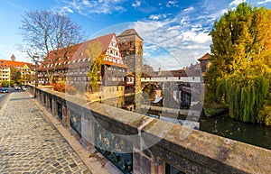 Nuremberg-Germany-autumn old town scene