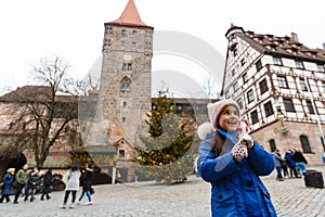 Nuremberg, Germany Christkindlesmarkt child travel photo
