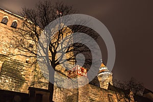 Nuremberg, Germany - Imperial Castle- night scene