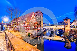 Nuremberg, Germany. View of the old town