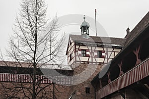 The Nuremberg Imperial Castle Keiserburg from Holy Roman Empire, Nuremberg, Germany