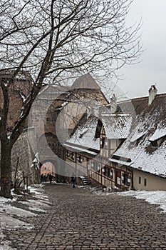 The Nuremberg Imperial Castle Keiserburg from Holy Roman Empire, Nuremberg, Germany