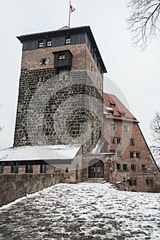 The Nuremberg Imperial Castle Keiserburg from Holy Roman Empire, Nuremberg, Germany