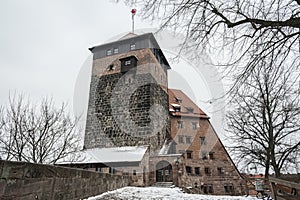 The Nuremberg Imperial Castle Keiserburg from Holy Roman Empire, Nuremberg, Germany