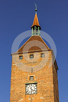 Nuremberg (Nuernberg), Germany- clock tower - Weisse Turm photo