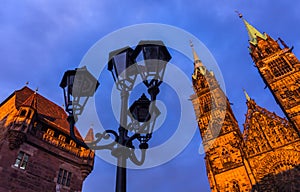 Nuremberg (Nuernberg), Germany-tops historic buildings