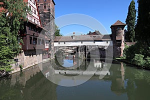 Nuremberg river Pegnitz