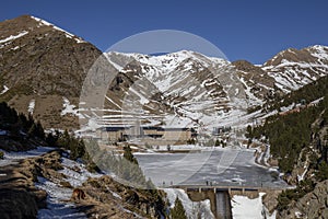 Nuria Valley in winter