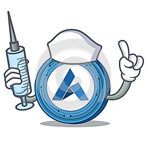 Nurse Ardor coin character cartoon photo