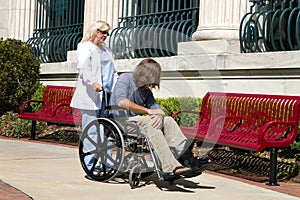 Nurse Disabled Patient