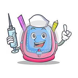 Nurse school bag character cartoon