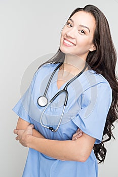 Nurse In Scrubs