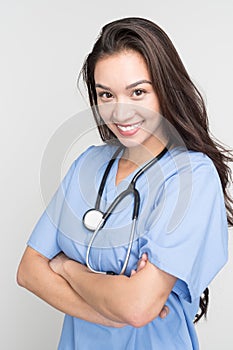 Nurse In Scrubs