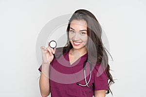 Nurse In Scrubs