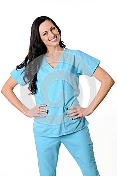 Nurse in scrubs