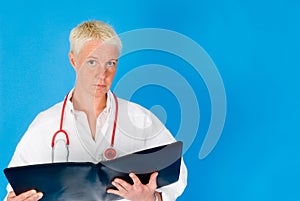 Nurse with stethoscope