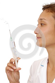 Nurse with a Syringe