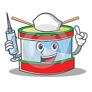 Nurse toy drum character cartoon