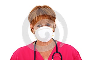 Nurse Wearing Mask