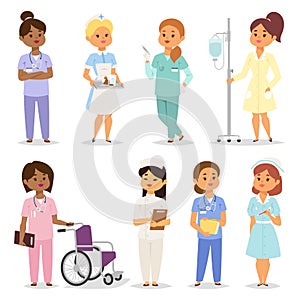 Nurses character vector set.