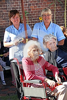 Nursing home residents and their carers