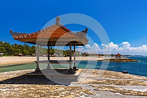 Nusa Dua Beach in Bali Indonesia photo