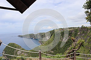 Nusa Penida Cliff above the sea