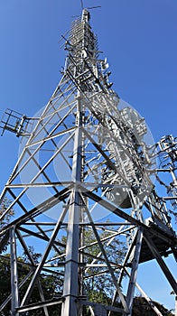 Nusco - Traliccio per antenne a Parco Castello