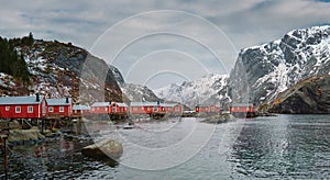 Nusfjord fishing village in Norway