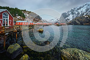 Nusfjord fishing village in Norway