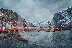 Nusfjord fishing village in Norway