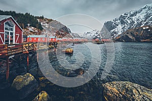 Nusfjord fishing village in Norway